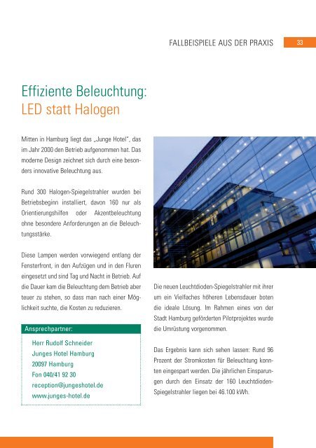 Energiesparen leicht gemacht - Hotelpower