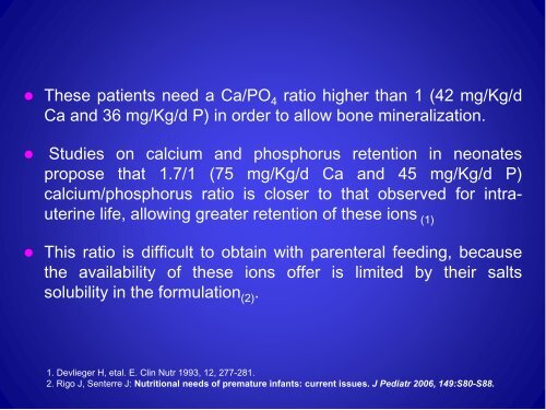 Keeping the calcium:phosphorus solubility product ... - RM Solutions