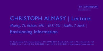 CHRISTOPH ALMASY | Lecture: - Designaustria