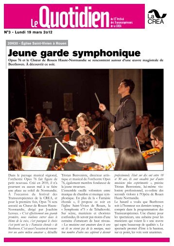 Jeune garde symphonique - La Crea