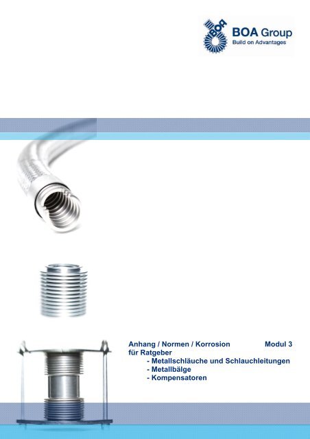 Anhang / Normen / Korrosion Modul 3 für Ratgeber ... - BOA Group