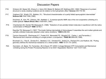 Lecture Notes on Protein Folding - UCSF Macromolecular Structure ...