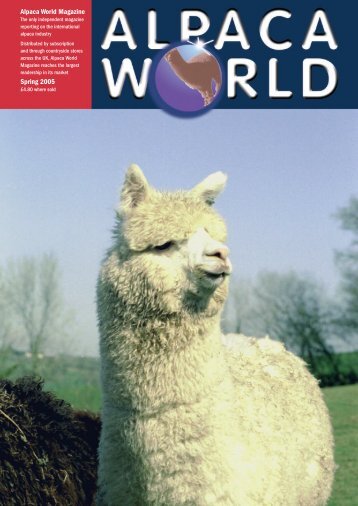 Alpaca World Magazine Spring 2005 - Classical MileEnd Alpacas