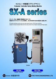 THE ITAYA ENGINEERING LTD. THE ITAYA ENGINEERING LTD.