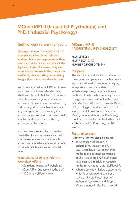 MComIndPsy or DCom DPhil Ind Psy.pdf - University of Johannesburg