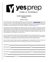 West Student Handbook 2013-2014.pdf - YES Prep Public Schools