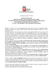 MASSA FINALESE-MODENA comunicato stampa ... - CGIL Modena