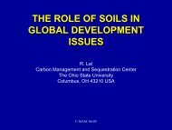 the role of soils in global development issues - ISRIC World Soil ...