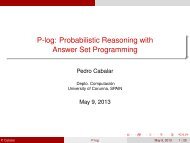P-log: Probabilistic Reasoning with Answer Set Programming