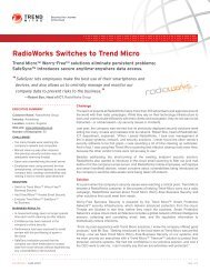 Read full case study (PDF) - Trend Micro