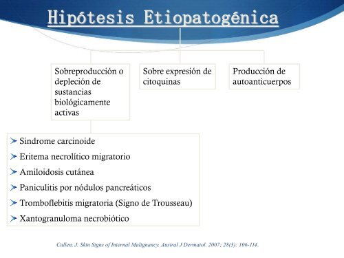 SÃ­ndrome ParaneoplÃ¡sico CutÃ¡neo - Sociedad Chilena de ...