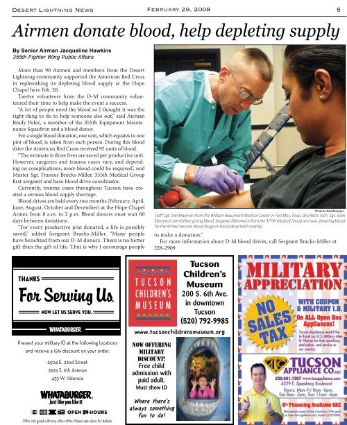 From Tucson to Baghdad - Davis-Monthan Air Force Base