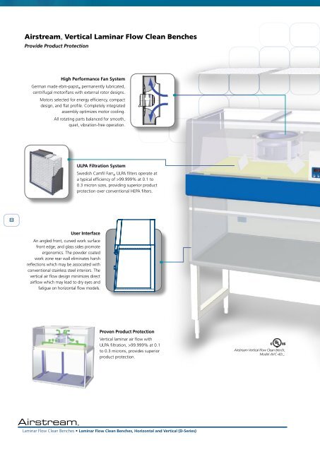 AirstreamÂ® Vertical Laminar Flow Clean Benches - MARC ...