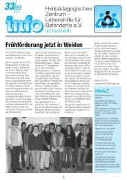 Mit Geistigem Handicap und Tourette-Syn- drom in ... - HPZ-Irchenrieth