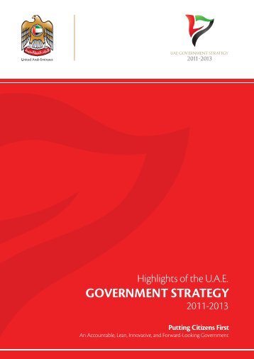 Highlights Of The U.A.E. GOVERNMENT STRATEGY