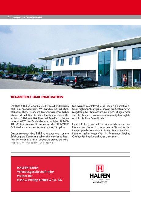 Betonstahl-Biegebetrieb - Huse & Philipp GmbH & Co. KG