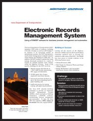 Electronic Records Management System - Northrop Grumman ...