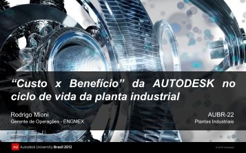 Apresentação - Autodesk International Communities