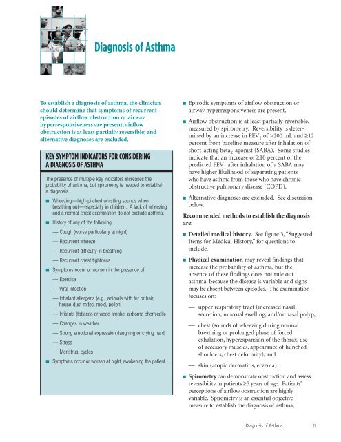 Guidelines for the Diagnosis and Management of Asthma