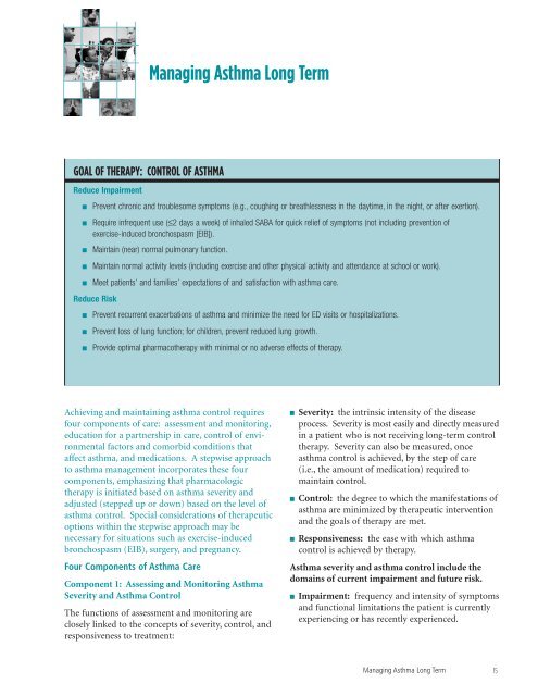 Guidelines for the Diagnosis and Management of Asthma