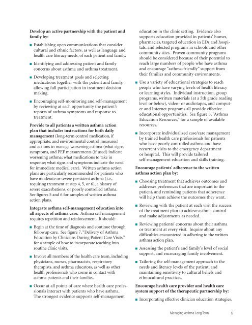 Guidelines for the Diagnosis and Management of Asthma