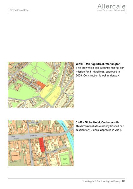 DRAFT - 5 year supply 2011-16 - Allerdale Borough Council