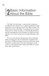 Basic Information About the Bible - GlobalReach.org