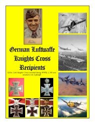 German Luftwaffe Knights Cross Recipients - Hotlinecy.com