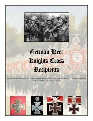 German Heer Knights Cross Recipients - Hotlinecy.com