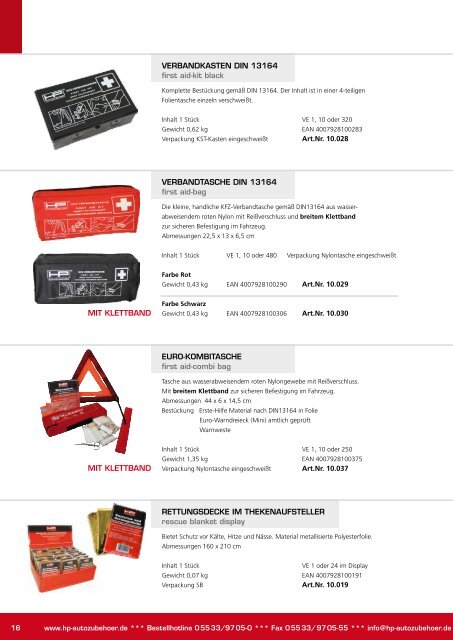 GesamtkataloG 2011/2012 - HP-Autozubehoer