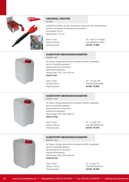 GesamtkataloG 2011/2012 - HP-Autozubehoer