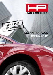 GesamtkataloG 2009/2010 - HP-Autozubehoer
