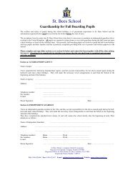 Guardianship Proforma - St Bees School