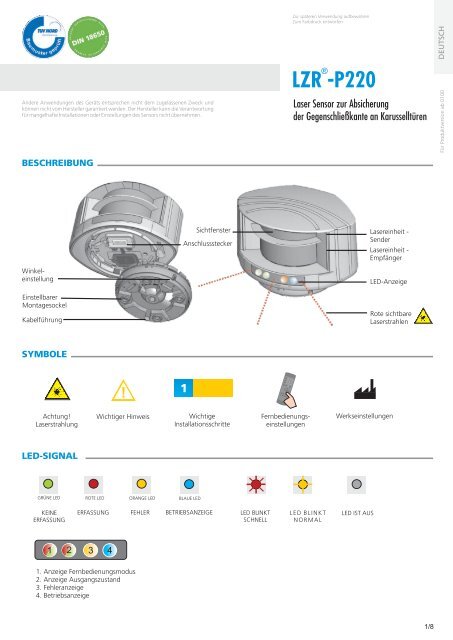 LZR -P220 - BEA Pedestrian