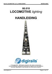 80.010 LOCOMOTIVE lighting HANDLEIDING - Digirails