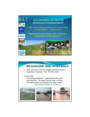 BACKGROUND -NADI RIVER BASIN - GEF Pacific IWRM Project