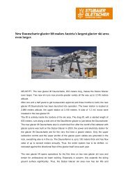 New Daunscharte glacier lift makes Austria's largest glacier ski area ...