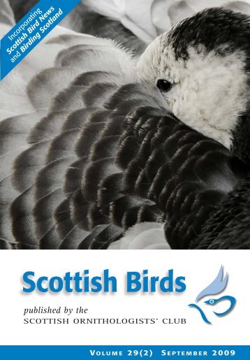 *SB 29(2) COV AW - The Scottish Ornithologists' Club