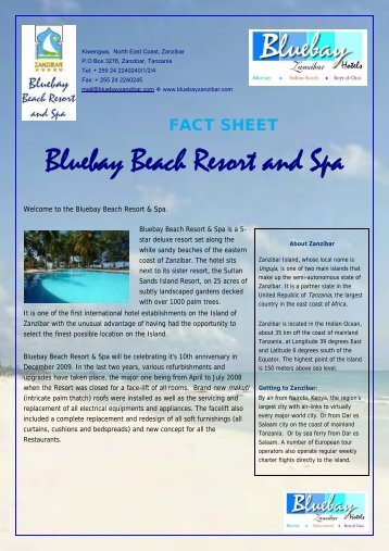 Bluebay Beach Resort and Spa