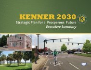 KENNER 2030: Strategic Plan - the City of Kenner