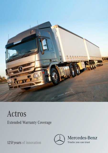 Warranty Brochure (2402 KB, PDF) - Mercedes-Benz