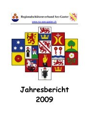 Jahresbericht 2009 - RSV See-Gaster