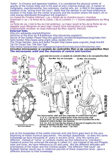 Centre energetice subtile in diferite traditii spirituale de ... - Mirahorian