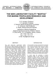 The New Laboratory Facility MARTHA for Marine Propulsion ...