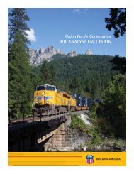 View 2010 Fact Book - Union Pacific