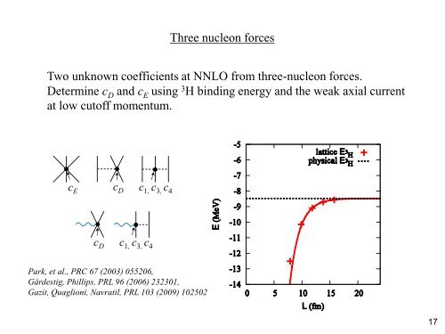 Lattice Effective Field Theory for Nuclear Physics - XQCD13