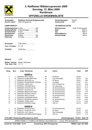 2009-03-15 Waeldercup 5. Rennen.pdf - Schiclub Bregenzerwald