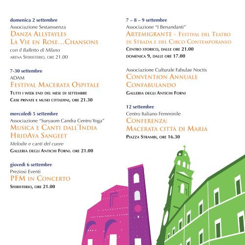 Macerata d'Estate - Eventi e sagre