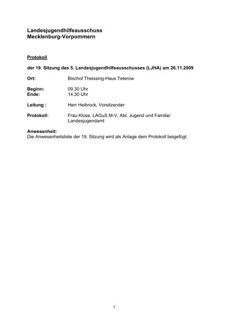 5LJHA19Prot 261112009.pdf, Seiten 1-10 - Kommunaler ...