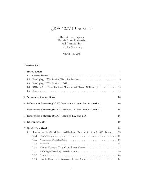 gSOAP 2.7.11 User Guide - VMware Communities